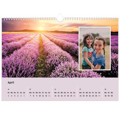 Fotokalender A3 — Vier Jahreszeiten [April]