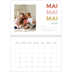 Fotokalender A4 doppelt (30 x 40 cm) — Bunte Schrift [deckblatt]