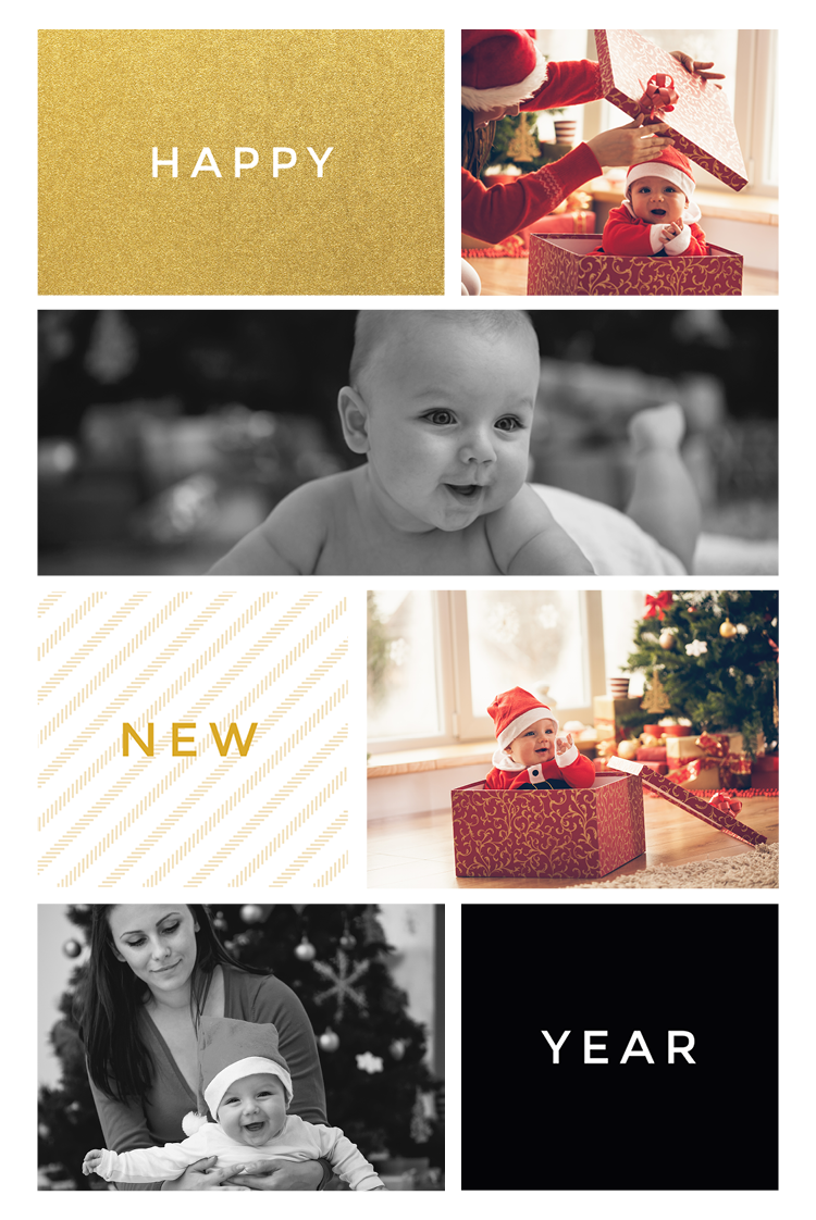 Fotokarten — Neujahrsglanz