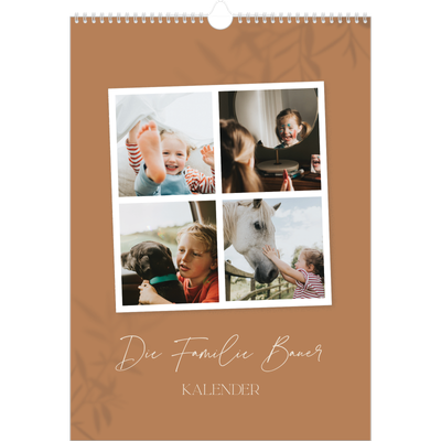 A3 Jahreskalender — Warme Erdtöne [deckblatt]