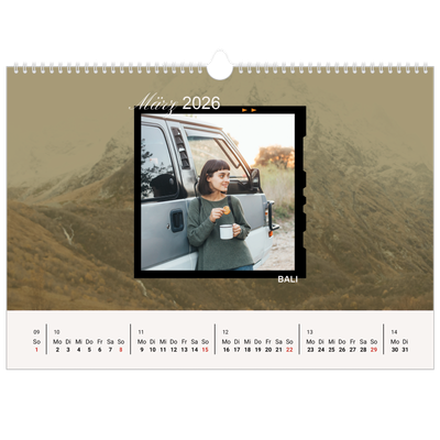 Fotokalender A3 — Wanderlust [Marsch]