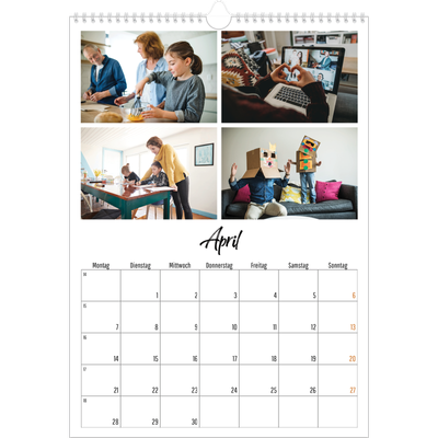 A3 Jahreskalender — Das bin ich [April]