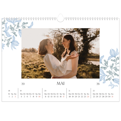 Fotokalender A3 — Elegante Blumen [deckblatt]