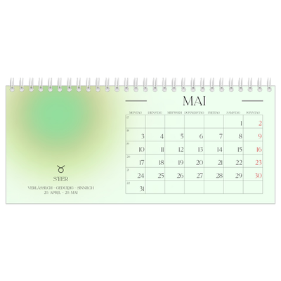 Tischkalender — Astrologie Farbverlauf [deckblatt]