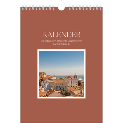 Fotokalender A4 (20 x 30 cm) — Klassische Farben [deckblatt]