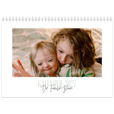 Fotokalender A4 doppelt (30 x 40 cm) — Een bedankje [deckblatt]