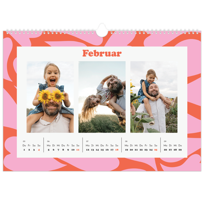 Fotokalender A3 — Verspielte Motive [Februar]