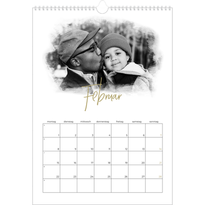 A3 Jahreskalender — Fotoeffekte [Februar]