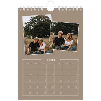 Fotokalender A5 — Gebastelte Momente [Februar]