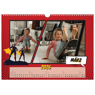 Fotokalender A3 — Comic-Buch [Marsch]