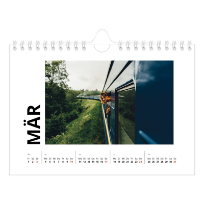 Fotokalender A5 — Weißer Rahmen [Marsch]