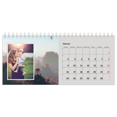 Tischkalender — Vier Jahreszeiten [Februar]