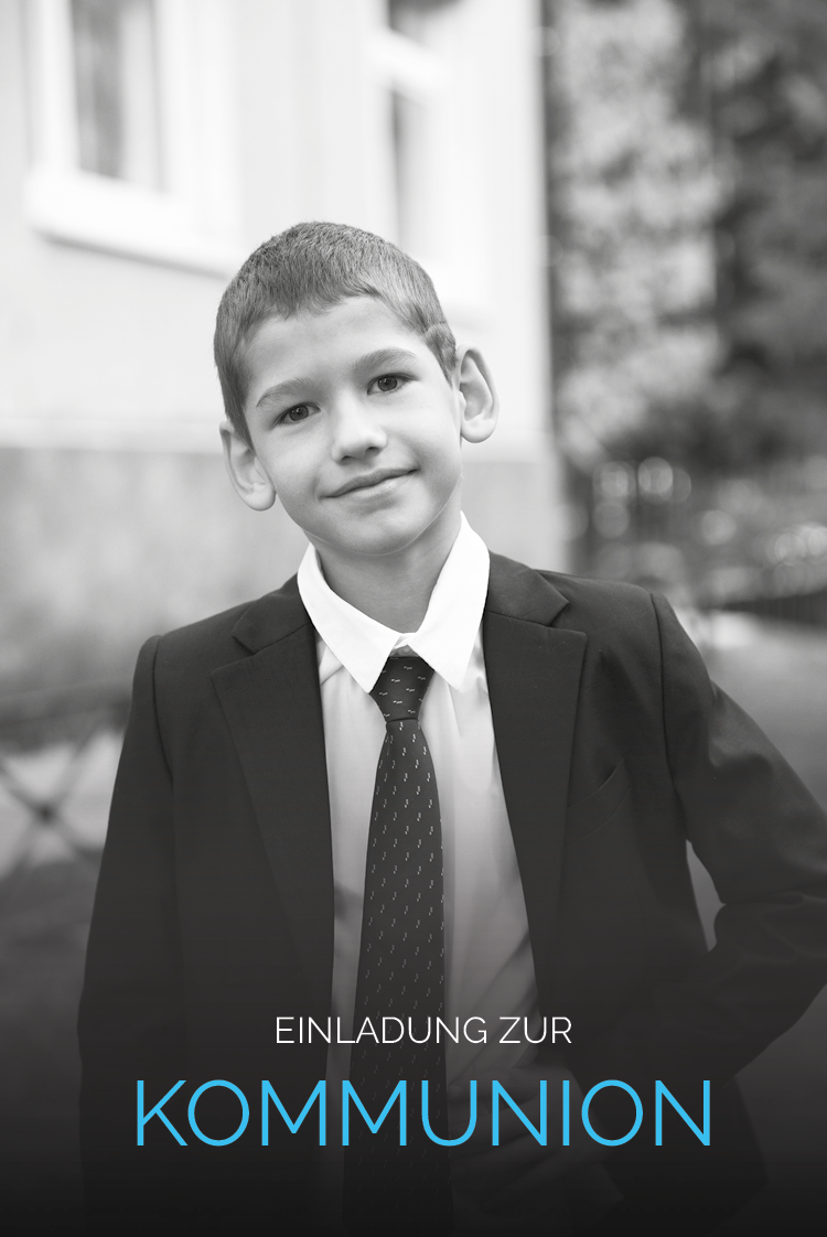 Einladungskarten — Hervorgehobene Schrift