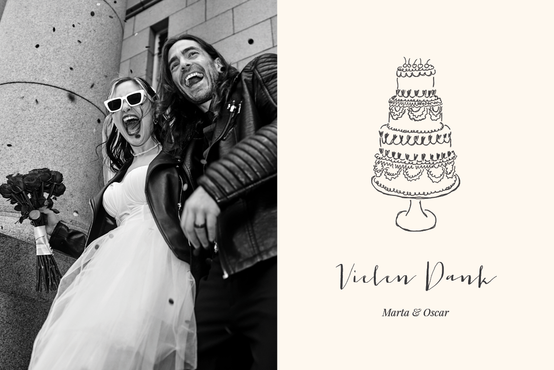 Dankeskarten — Hochzeitskritzeleien