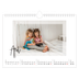 Fotokalender A4 — Durchsichtige Rahmen [April]