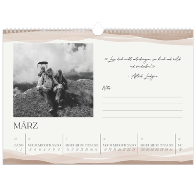 Fotokalender A3 — Positive Zitate [Marsch]