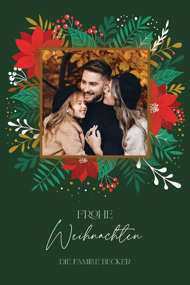 Fotokarten — Festliche Verzierung