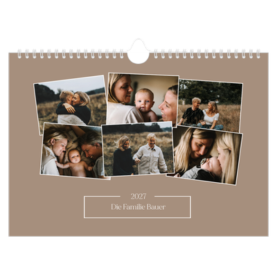 Fotokalender A4 — Gebastelte Momente [deckblatt]