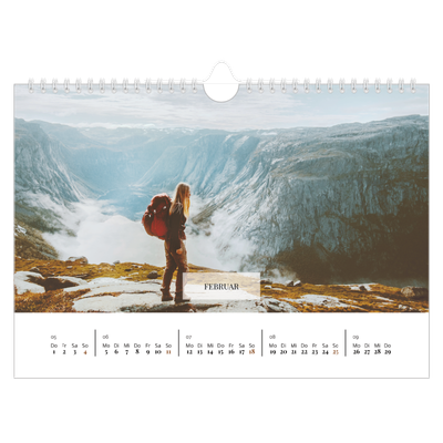 Fotokalender A4 — Klassischer Kalender [Februar]