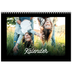 Fotokalender A4 doppelt (30 x 40 cm) — Schwarzes [deckblatt]