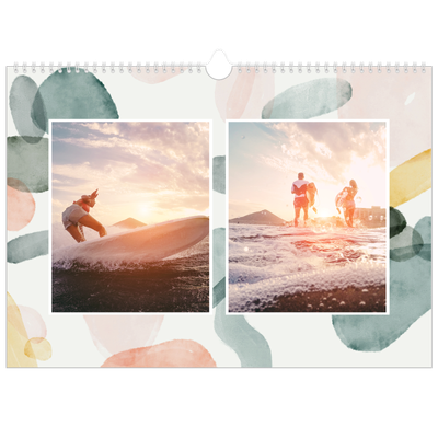 Fotokalender A3 — Wasserfarbentupfer [deckblatt]
