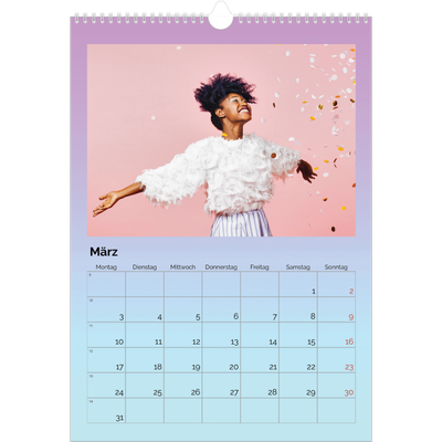 A3 Jahreskalender — Playful Pastel [Marsch]