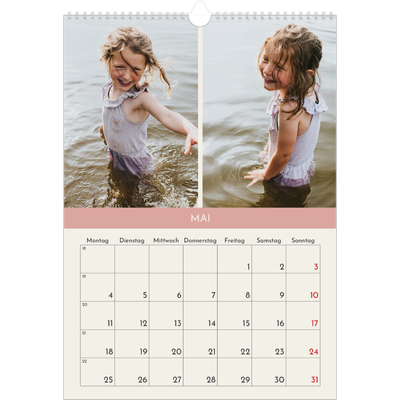 A3 Jahreskalender — Pastellfarbene Monate [deckblatt]