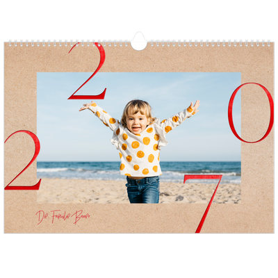 Fotokalender A3 — Ein Hauch von Rot [deckblatt]