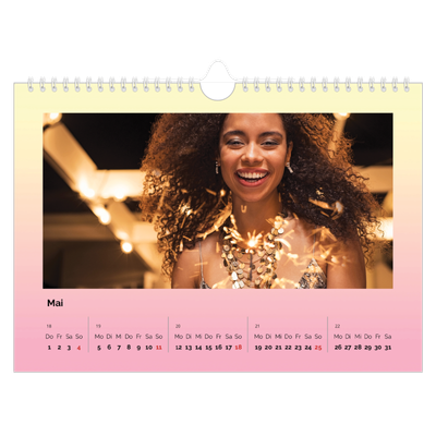 Fotokalender A4 — Playful Pastel [deckblatt]