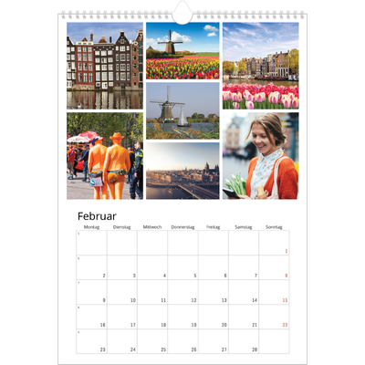 A3 Jahreskalender — Kollage [Februar]