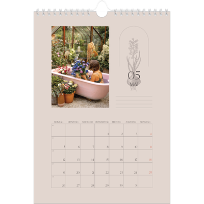 Fotokalender A4 (20 x 30 cm) — Einfach botanisch [deckblatt]