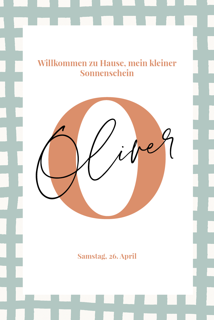 Einladungskarten — Patchworkbuchstabe