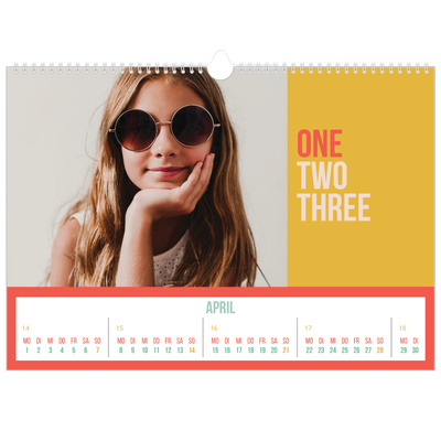 Fotokalender A3 — Strahlend und schön [April]