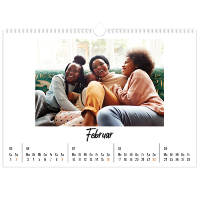 Fotokalender A3 — Das bin ich [Februar]