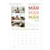 Fotokalender A5 — Bunte Schrift [Marsch]