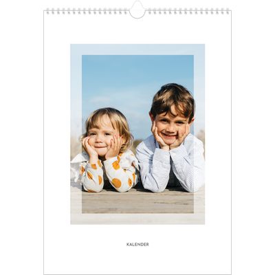A3 Jahreskalender — Durchsichtige Rahmen [deckblatt]