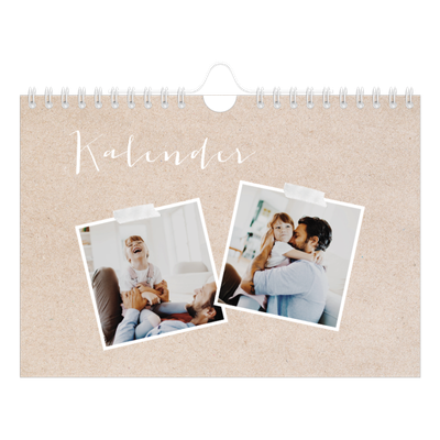 Fotokalender A5 — Scrapbook Kalender [deckblatt]
