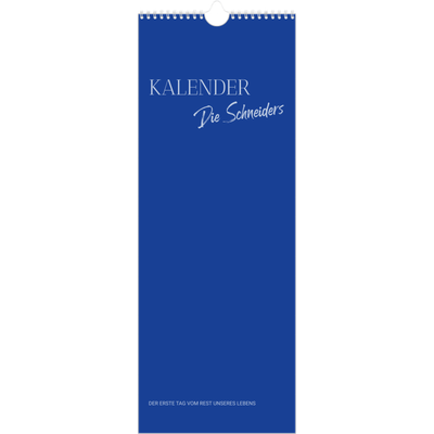 Küchenkalender  — Kobalt Klassik [deckblatt]