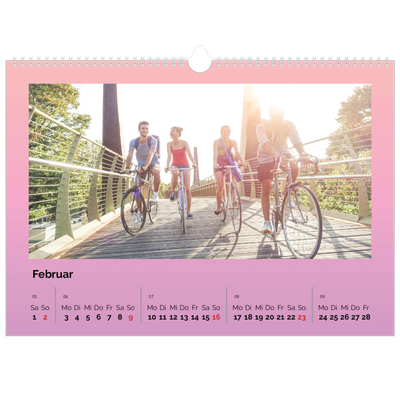 Fotokalender A3 — Playful Pastel [Februar]