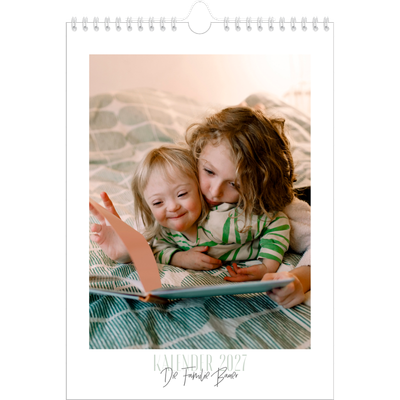 Fotokalender A4 (20 x 30 cm) — Een bedankje [deckblatt]