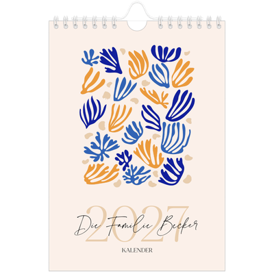 Fotokalender A5 — Verspielte Korallen [deckblatt]