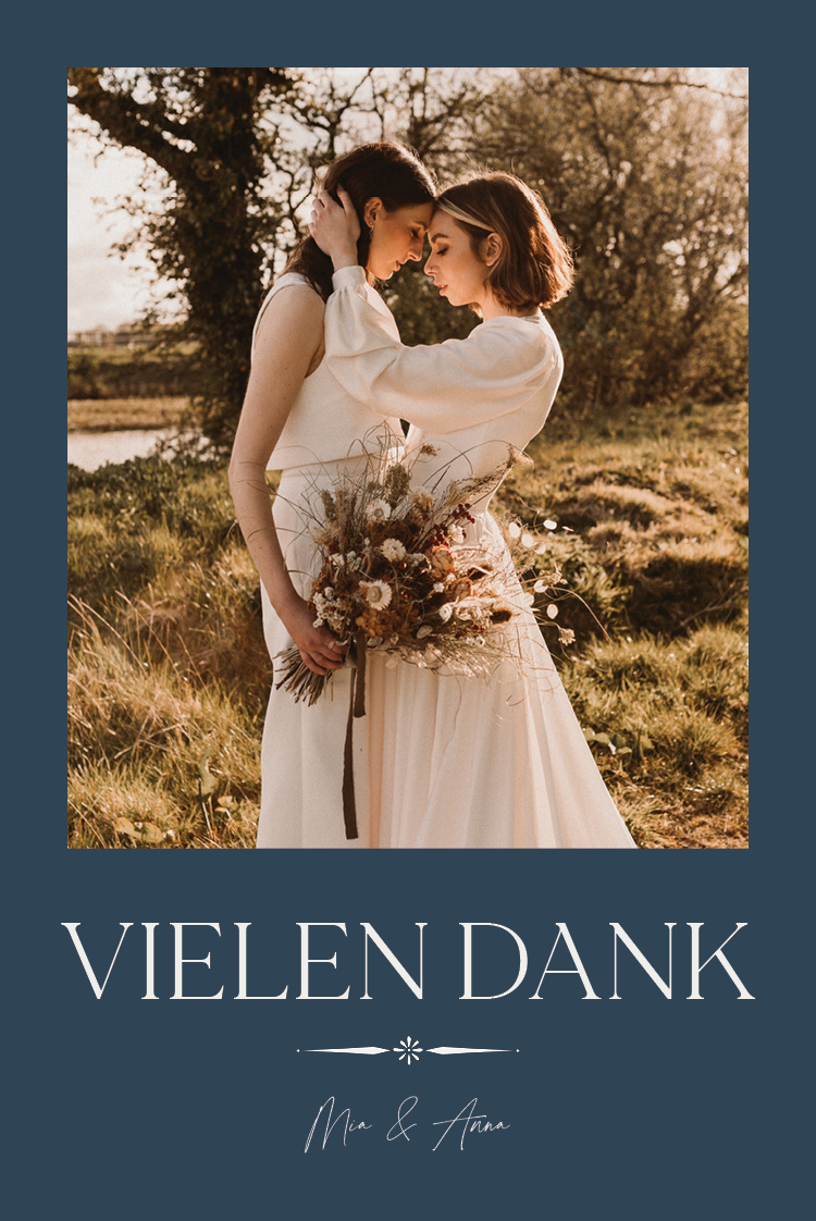 Dankeskarten — Schiefer und Serifen