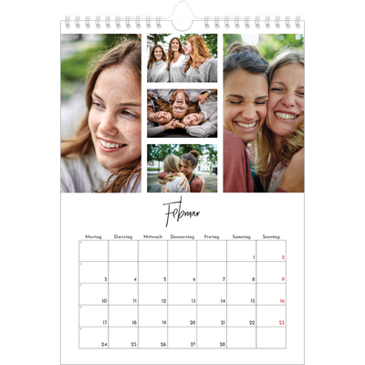 Fotokalender A4 (20 x 30 cm) — Fotoarrangement [Februar]
