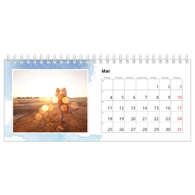 Tischkalender — Wasserfarben Hintergründe [deckblatt]