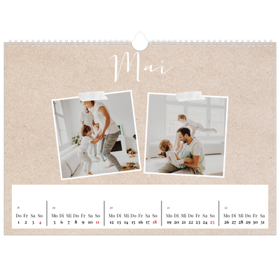 Fotokalender A3 — Scrapbook Kalender [deckblatt]