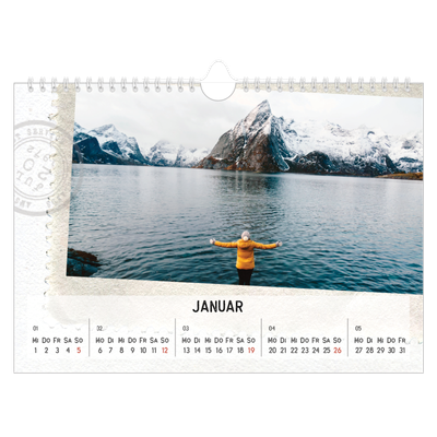 Fotokalender A4 — Parts unknown [Januar]