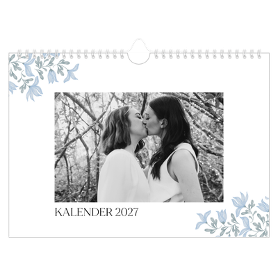 Fotokalender A4 — Elegante Blumen [deckblatt]
