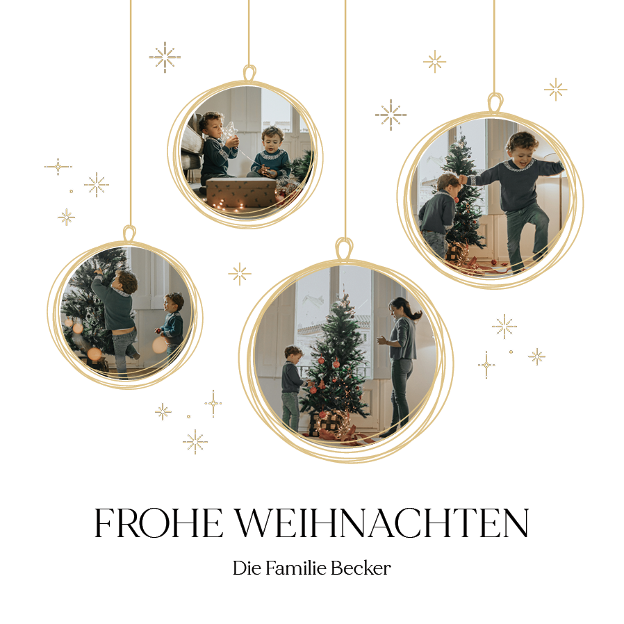 Fotokarten — Kugelige Rahmen