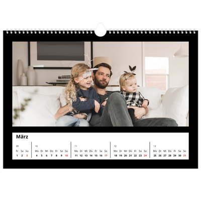 Fotokalender A3 — Black margin [Marsch]