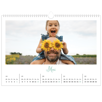 Fotokalender A3 — Hallo Welt [Mai]